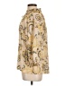Harve Benard Gold 3/4 Sleeve Blouse Size L - photo 5