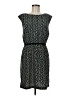 Ann Taylor LOFT Print Black Casual Dress Size M - photo 1