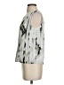 Calvin Klein 100% Polyester Silver Sleeveless Blouse Size S - photo 5