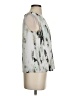 Calvin Klein 100% Polyester Silver Sleeveless Blouse Size S - photo 4