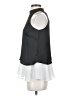 Philosophy Republic Clothing 100% Polyester Color Block Black Gray Sleeveless Blouse Size XS - photo 5