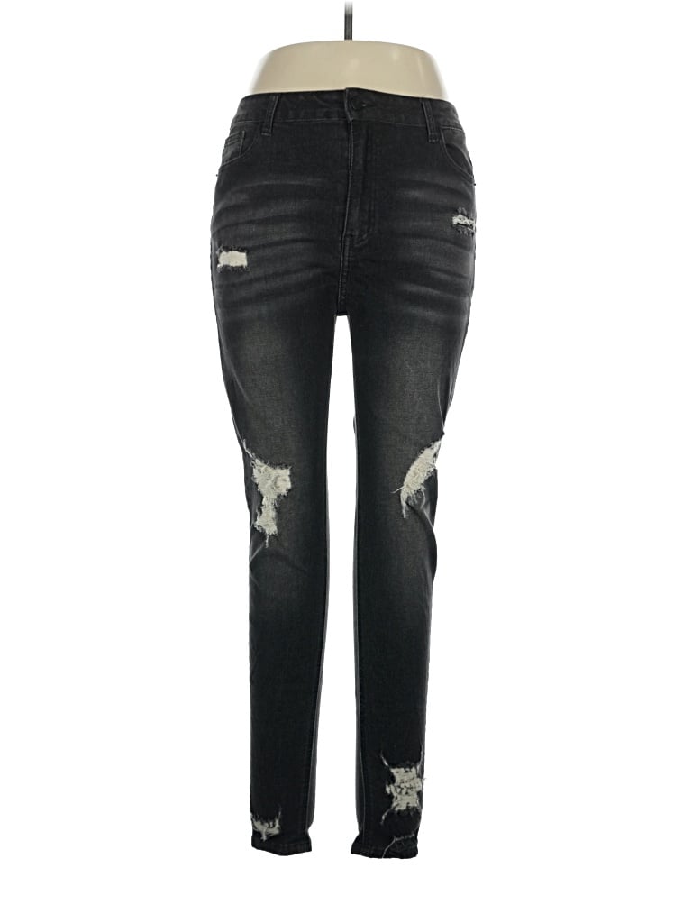 Pre-owned Shein Jeans In Black