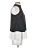 Philosophy Republic Clothing 100% Polyester Color Block Black Gray Sleeveless Blouse Size XS - photo 4