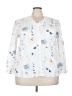 Unbranded 100% Polyester White 3/4 Sleeve Blouse Size 4X - photo 1
