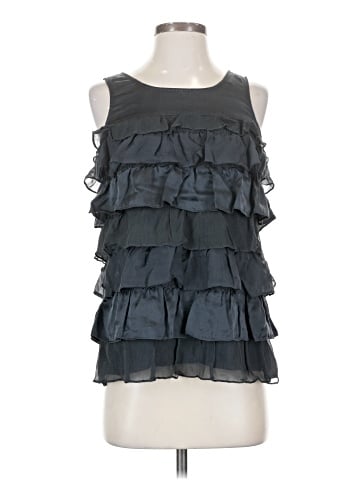 Garnet Hill Sleeveless Silk Top (view 1)