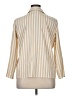 Notations Stripes Ivory 3/4 Sleeve Blouse Size XL - photo 2