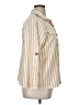 Notations Stripes Ivory 3/4 Sleeve Blouse Size XL - photo 4