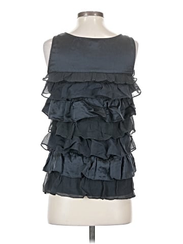 Garnet Hill Sleeveless Silk Top (view 2)