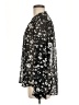 CAbi 100% Polyester Floral Black Long Sleeve Blouse Size M - photo 5