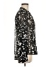 CAbi 100% Polyester Floral Black Long Sleeve Blouse Size M - photo 4