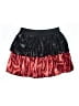 TCEC 100% Polyester Metallic Red Casual Skirt Size S - photo 1