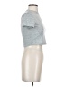 Shein Silver Short Sleeve Turtleneck Size S - photo 4