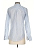 Ann Taylor Stripes Blue Long Sleeve Button-Down Shirt Size XS - photo 2
