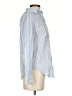 Ann Taylor Stripes Blue Long Sleeve Button-Down Shirt Size XS - photo 4