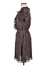 Gap Outlet 100% Polyester Paisley Gray Casual Dress Size M - photo 5