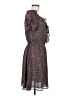 Gap Outlet 100% Polyester Paisley Gray Casual Dress Size M - photo 4