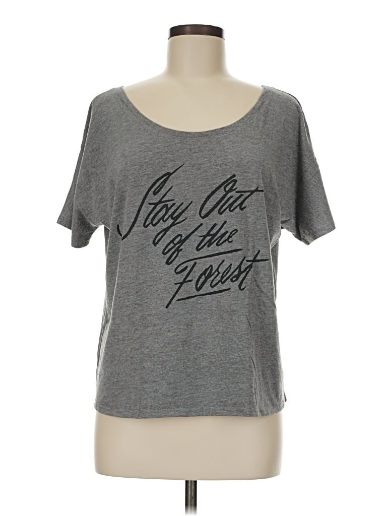 Pre-owned Bella+canvas Short Sleeve T-shirt In Gray