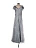 Rene Ruiz 100% Polyester Gray Cocktail Dress Size 6 - photo 2