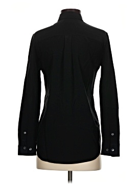 Equipment Long Sleeve Silk Top (view 2)