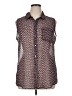 Liz Claiborne 100% Polyester Tweed Brown Sleeveless Blouse Size XL - photo 1