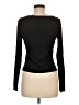 Eye Candy Black Long Sleeve Top Size M - photo 2