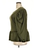Unbranded Green 3/4 Sleeve Top Size 2XL - photo 5