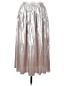 Devlin 100% Polyester Metallic Silver Casual Skirt Size 2 - photo 1