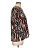 Kathy Che 100% Polyester Burgundy Short Sleeve Blouse Size L - photo 4
