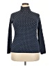 Lands' End 100% Cotton Blue 3/4 Sleeve Turtleneck Size XL - photo 1