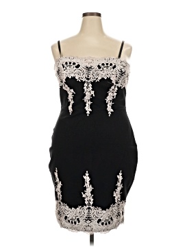 haute monde black dress Hilda Embellished Strapless Mini Dress - Black main image 0