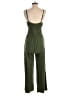 LOFT Beach Solid Green Jumpsuit Size XS - photo 2