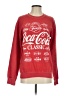 Coca-Cola Print Red Sweatshirt Size S - photo 1