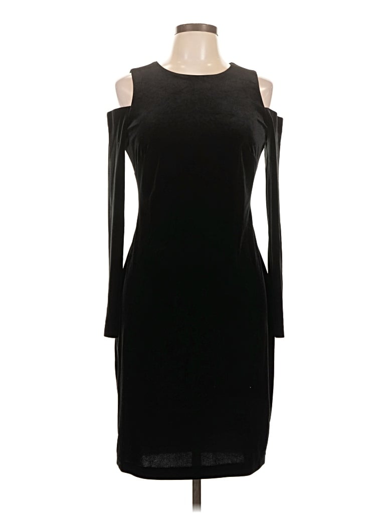 Pre-owned Calvin Klein Cocktail Dress In Black