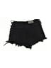 Carmar 100% Cotton Black Denim Shorts Size 24 waist - photo 2