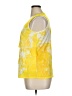Coldwater Creek 100% Polyester Yellow Sleeveless Blouse Size 16 - photo 5