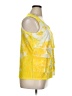 Coldwater Creek 100% Polyester Yellow Sleeveless Blouse Size 16 - photo 4