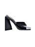 EGO 100% Leather Black Sandals Size UK 6 / US 8 - photo 1