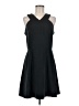 Gianni Bini Solid Black Cocktail Dress Size 10 - photo 1
