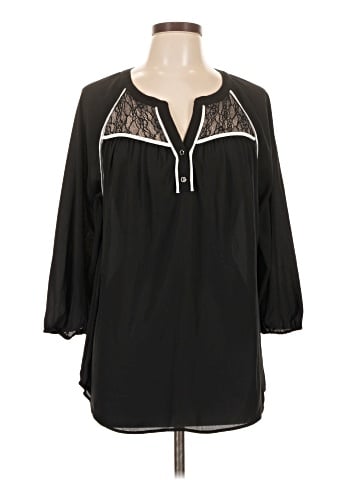 Signature Studio 3/4 Sleeve Blouse (view 1)