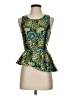 Sugarlips 100% Polyester Green Sleeveless Blouse Size XS - photo 1