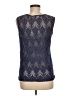 Nikki Poulos Blue Sleeveless Blouse Size M - photo 2