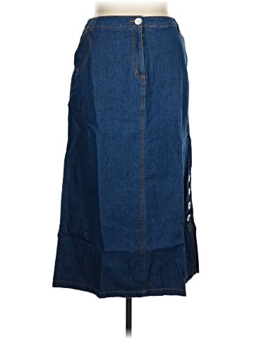 Metrostyle Denim Skirt (view 1)