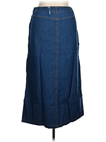 Metrostyle Denim Skirt (view 2)