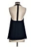 Alice + Olivia 100% Polyester Black Sleeveless Blouse Size S - photo 2