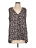 Joe Fresh 100% Polyester Black Sleeveless Blouse Size L - photo 1