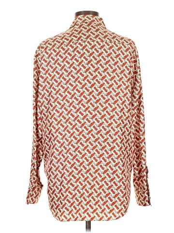 Burberry Long Sleeve Silk Top (view 2)