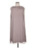 SLNY 100% Polyester Gray Tan Casual Dress Size 14 - photo 1