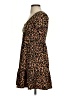 Blue Rain Animal Print Brown Casual Dress Size XS - photo 5
