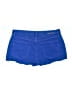 Current/Elliott Solid Blue Denim Shorts Size 28 waist - photo 2
