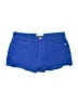 Current/Elliott Solid Blue Denim Shorts Size 28 waist - photo 1